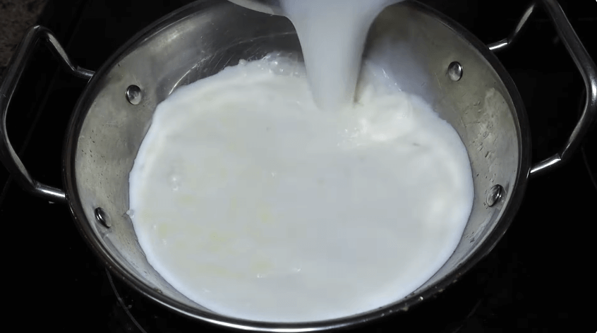 add milk in sabudana kheer