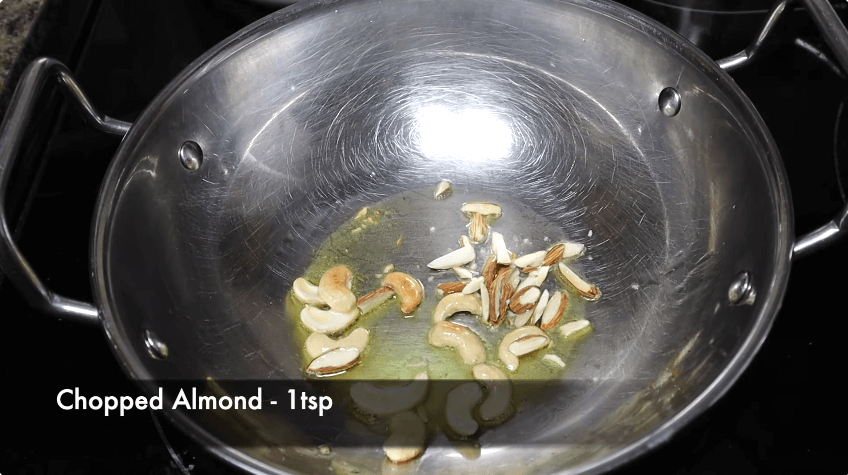 chopped almond