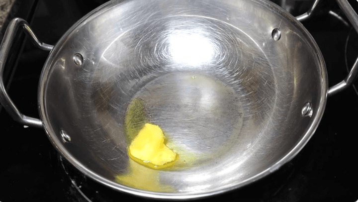 add ghee for sabudana kheer