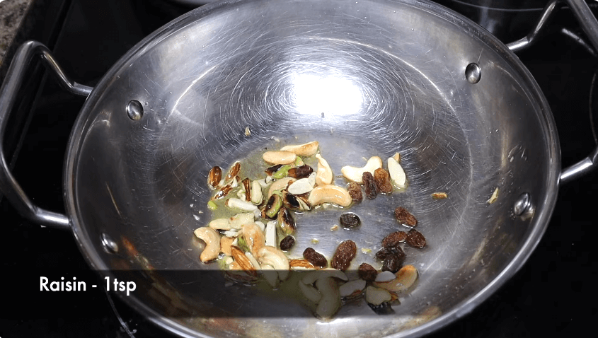 add raisin