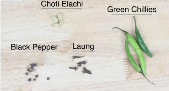 ingredients for egg recipe