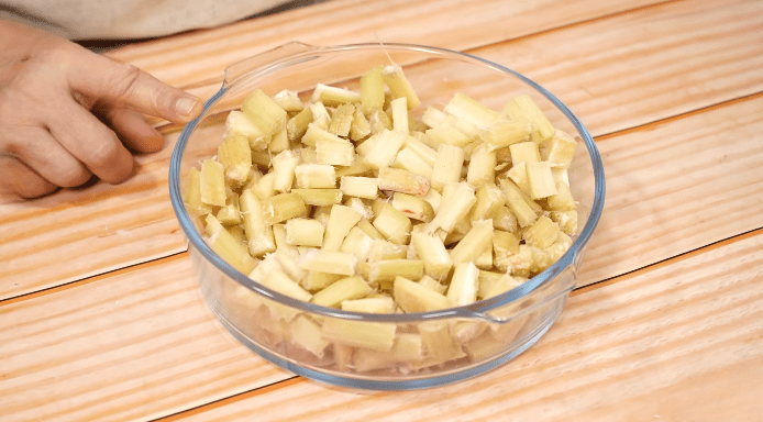 small pieces of ganna