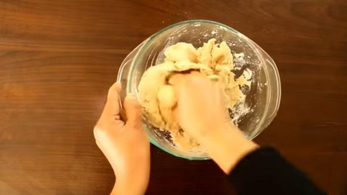 making a dough
